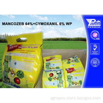 MANCOZEB 64% + CYMOXANIL 6% WP Pesticide Mixture 8018-01-7
